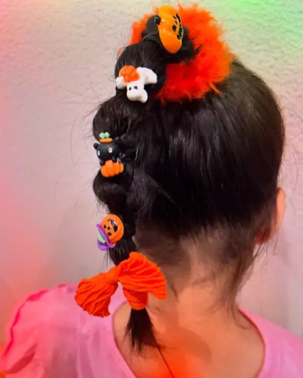 「平野ノラ、４歳愛娘バブ子のハロウィンヘアに「可愛い」」の画像