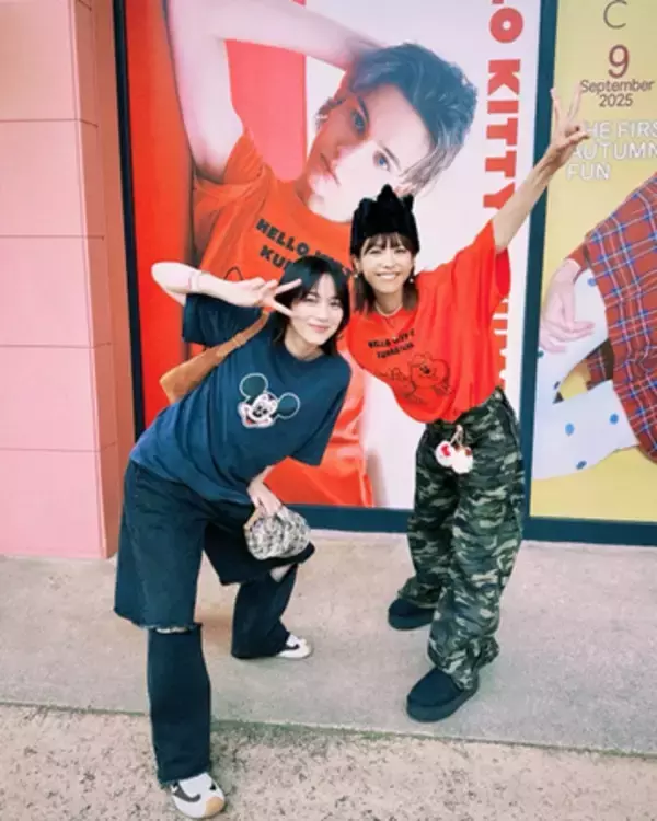 「のん、若槻千夏との笑顔２ショットに「キュン　キュン」」の画像