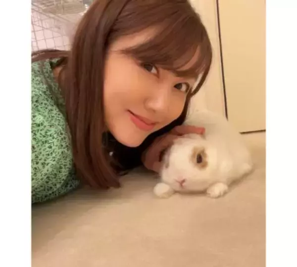 「安めぐみ、愛兎･しろくんとの別れ報告「お空に旅立ちました」」の画像