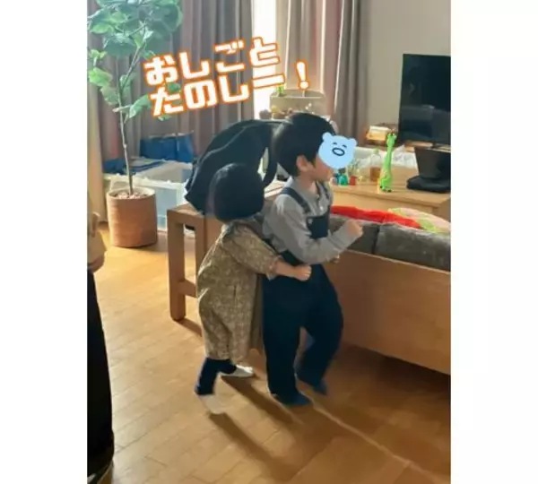 「ニッチェ江上、５歳長男＆３歳長女の熱い希望で共演実現」の画像