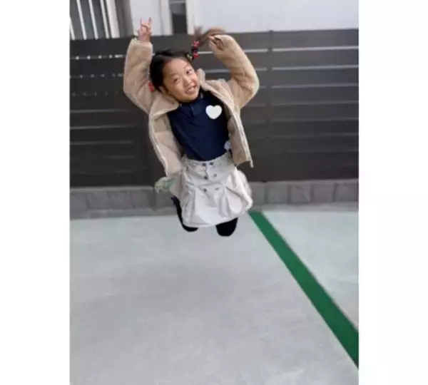 「小原正子、６歳長女の授業参観に感動「涙 涙 涙」」の画像