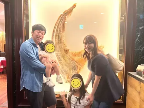 東貴博、妻・安めぐみ＆娘たちと贅沢家族時間＆変顔大会