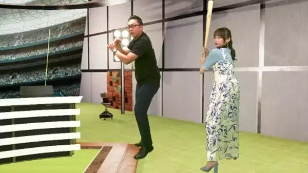 「日向坂46影山優佳のバッティング姿に「かわいい」の声」の画像