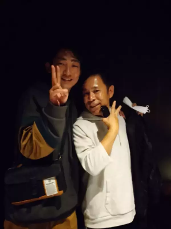 ノンスタ石田、ナイナイ岡村との飲み会２ショット初公開