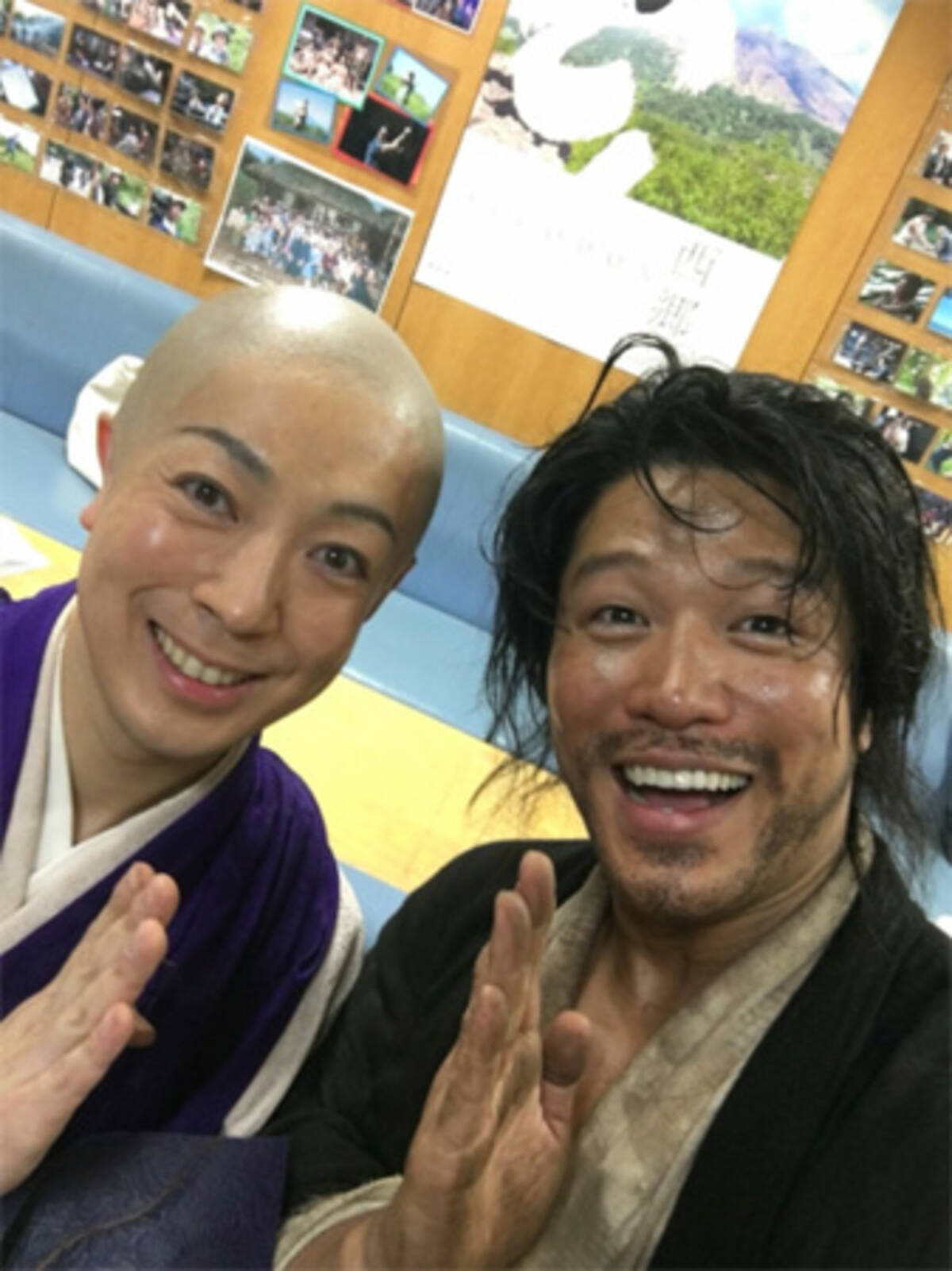 西郷どん 鈴木亮平 尾上菊之助との２ショット公開 18年5月1日 エキサイトニュース