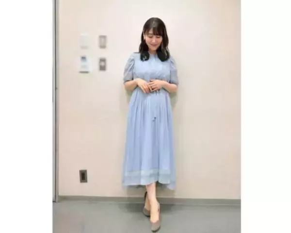 安めぐみ、爽やかブルーワンピ姿披露「今日は七夕でしたね」