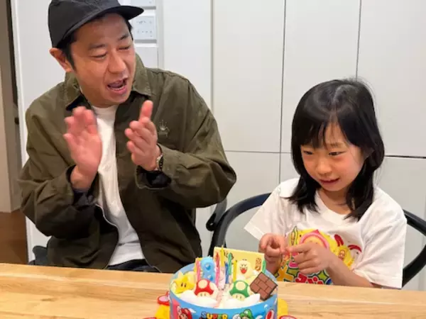 「パンサー尾形の妻、娘の誕生日祝福「産まれてきてくれてサンキュー」」の画像
