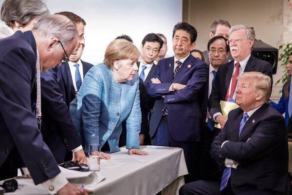 中国紙が印象操作 G7安倍首相の ニセ写真 で 2018年6月12日 エキサイトニュース