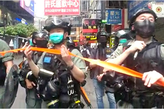 ＜香港国安法＞香港警察、370人拘束　大紀元のスタッフ4人も