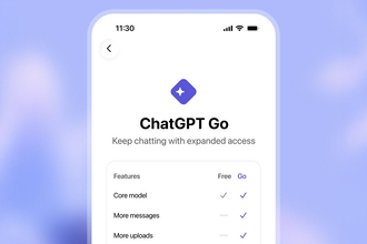 ChatGPTに低価格プラン「Go」、月額8ドルで無料版の10倍の利用枠