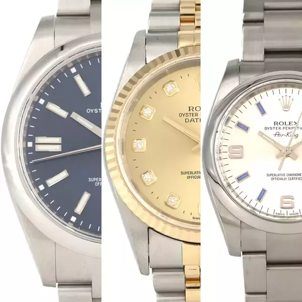 サラリーマンのファーストロレックス 第15回 90万円台から狙えるロレックス3本　オイスターパーペチュアル124300、ダイヤ入りデイトジャスト16233G、王道エアキング114200