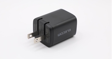 【エレコム】35WのUSB-C×2充電器「EC-AC9335BK」を試す - ただし2台同時は要注意