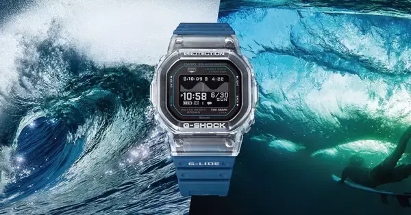 カシオ、G-SHOCK「G-LIDE」に初の心拍計測を搭載した新モデル