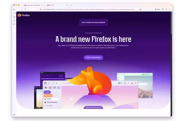 「Firefox 157」公開、ここ数年で最大のデザイン刷新　コンパクトモードも復活