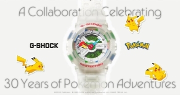 細部までポケモン仕様！ G-SHOCKとポケモン30周年のコラボモデル「GA-110PKM」が7月17日発売