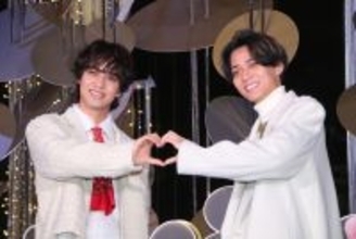 キンプリ永瀬廉＆高橋海人、点灯式で丸の内に登場! 大歓声に包まれる