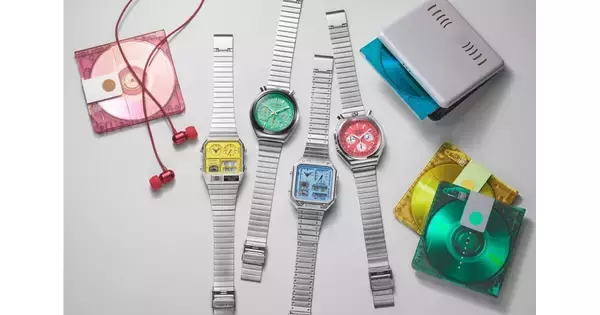 シチズン、90年代テイストの限定モデル「RECORD LABEL PLAYGROUND Edition」