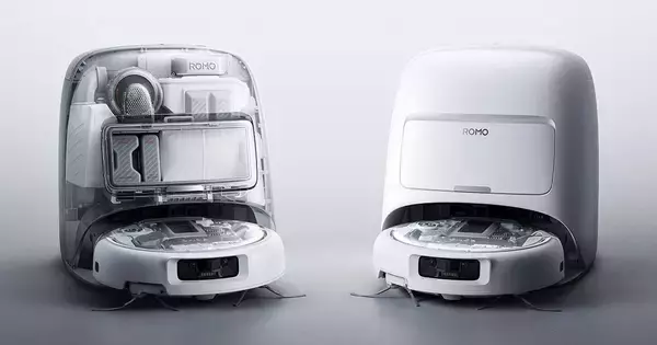 DJI、ドローンの技術を用いた高性能ロボット掃除機「ROMO」　異色の透明デザイン採用