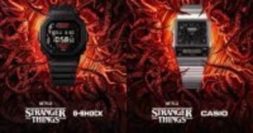 カシオ、「ストレンジャー・シングス」コラボ第2弾 - 「裏側の世界」を表現