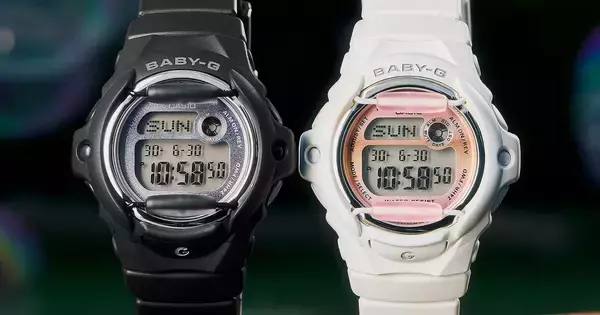 カシオ、グランジテイストのBABY-G「BG-169GD」- ブラックとホワイトの2色