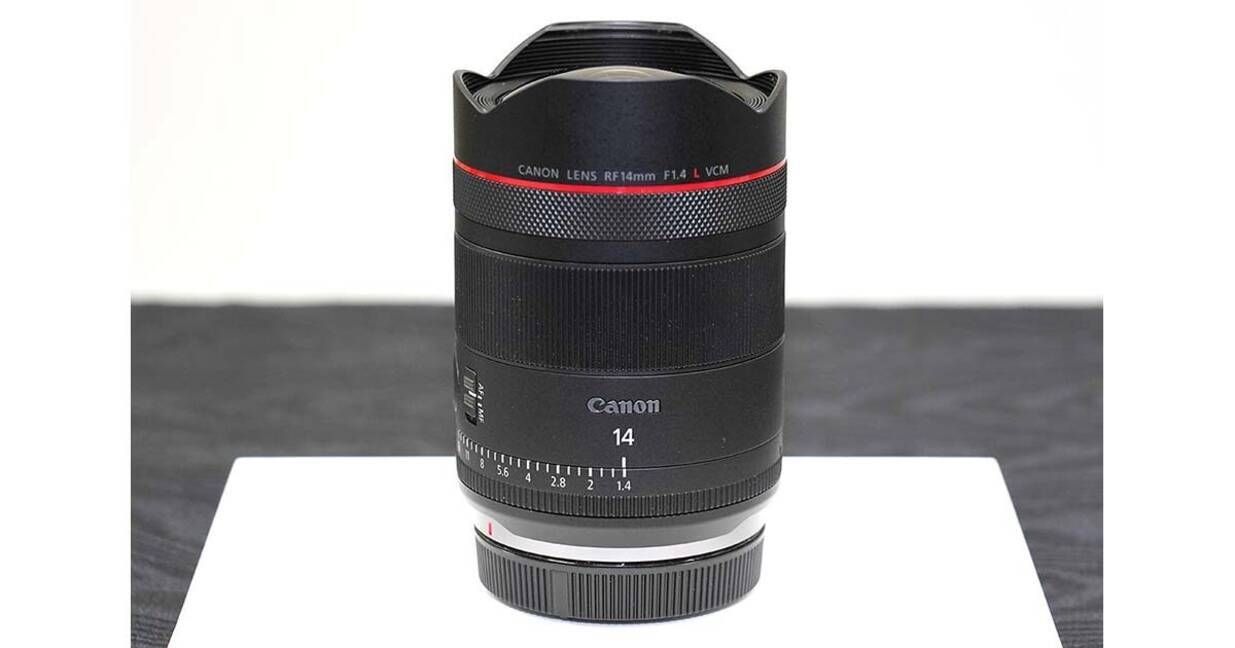 キヤノン、14mmの超広角で開放F1.4の「RF14mm F1.4 L VCM 