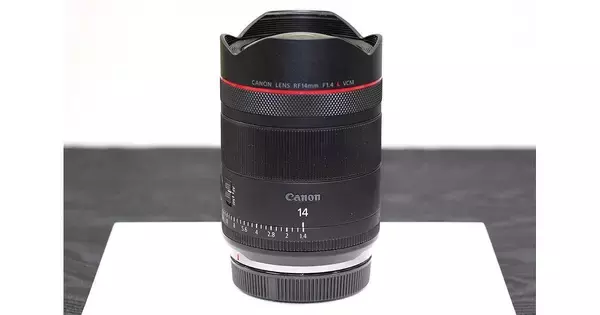 キヤノン、14mmの超広角で開放F1.4の「RF14mm F1.4 L VCM」