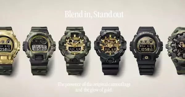 カシオ、G-SHOCK／BABY-Gにカモ柄の「BOLD CAMO」全11モデル - 15,400円から