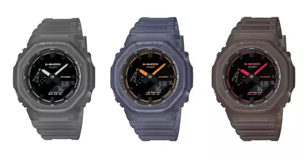 カシオ、夜の音楽シーンから着想を得たG-SHOCKの新作「GA-2100K」3モデル