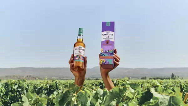 「ザ・グレンリベット」から数量限定の新作――南仏ワイン樽3種で仕上げた12年熟成ウイスキー