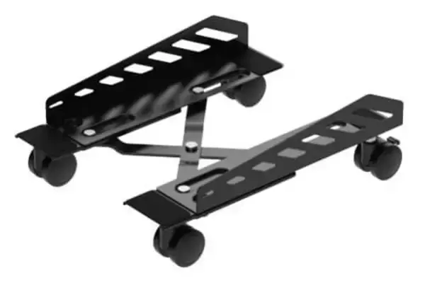 パソコン工房、デスクトップPCの移動に便利なキャスター付きスタンド