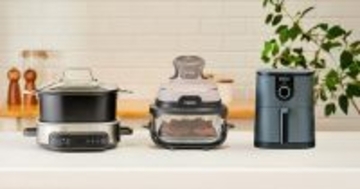 シャークニンジャが加熱調理家電に参入、テーブルクッカーやエアフライヤーなど3製品