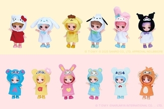 ちっちゃいリカちゃん「ぷちリカちゃん」第一弾はサンリオ&ナルミヤとコラボ