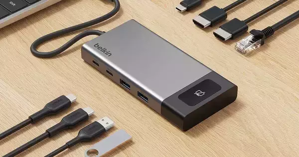 ベルキン、外部ディスプレイの表示を即座に消せるUSB-Cハブ