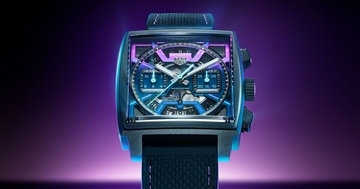宵闇のレースを映す新たな時計の表現、タグ・ホイヤー「モナコ クロノグラフ」新作