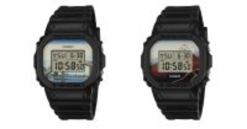 カシオ計算機、葛飾北斎の浮世絵をデザインした「G-SHOCK」新作2モデル