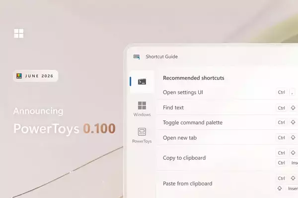 Windows、「PowerToys」が高速・軽量に、拡張機能ギャラリーなど新機能も