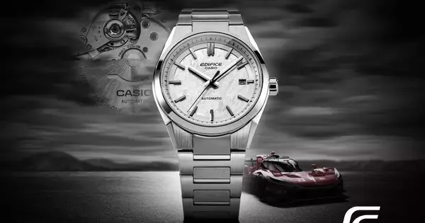 カシオ、テクスチャーダイアル採用の機械式EDIFICE「EFK-110D」