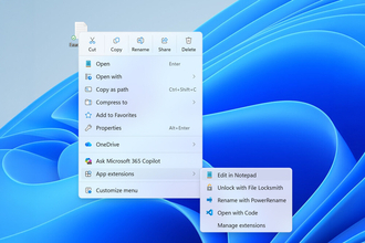 Windows 11、エクスプローラーの右クリックメニュー刷新　高速化・カスタマイズ可能に