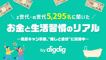 Z世代は“推しと自分”に投資する時代へ。「お金」と「生活習慣」最新調査
