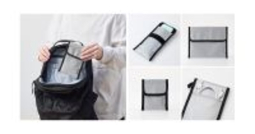 モバイルバッテリーを安心して持ち運べる「難燃ガジェットポーチ」、3サイズ展開