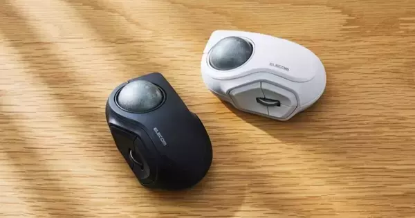 エレコム、親指・人差し指で選べる小型トラックボール「bitra」を復刻発売
