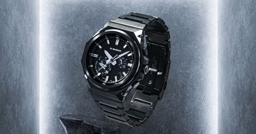 カシオ、G-SHOCK「G-STEEL」にブラックIP仕上げの新モデル「GST-B1000BD」