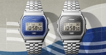 カシオ、「CASIO CLASSIC」に和柄フェイスの「A159WEVJ」と新色「AQ-240E」