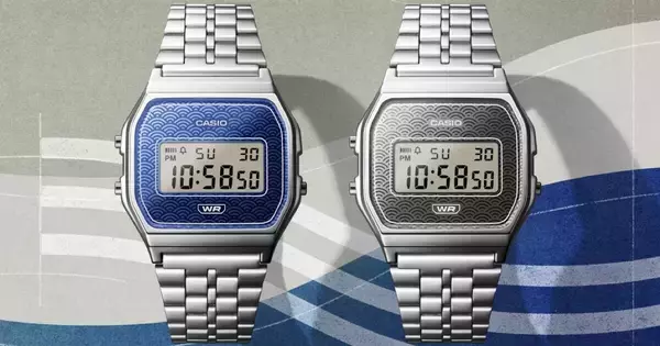 カシオ、「CASIO CLASSIC」に和柄フェイスの「A159WEVJ」と新色「AQ-240E」