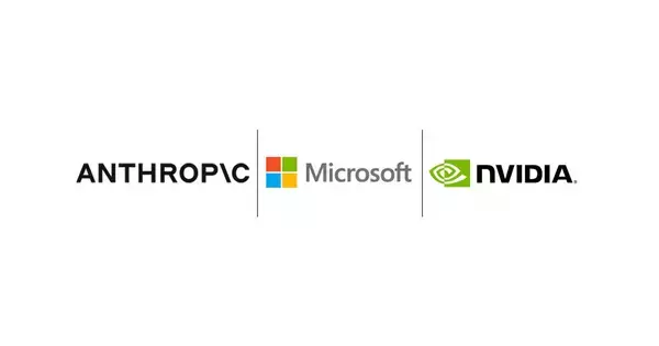 「Microsoft、NVIDIA、Anthropicが戦略的パートナーシップ - 総額150億ドルの投資など」の画像