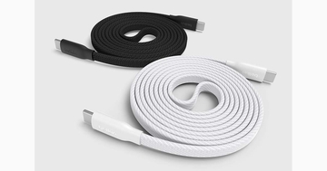 自動で丸く巻き取るのがユニーク！　マグネット内蔵のUSB-Cケーブル