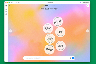 2025年にChatGPTをどう使った? ChatGPTにも「年末まとめ」登場