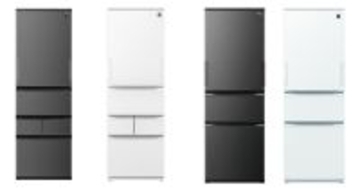 シャープ、自動で閉まる両側ドアを搭載したプラズマクラスター冷蔵庫3機種