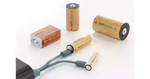 USB-Cで充電できる乾電池型リチウムイオン充電池「batzone」、ビックカメラ店頭で販売　電圧は乾電池と同じ1.5V
