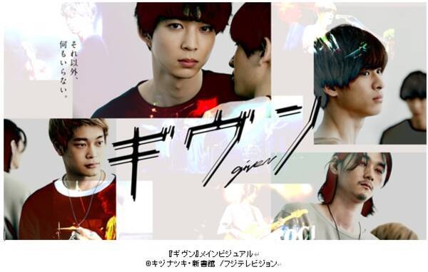 Bl漫画 ギヴン 実写ドラマのキャストが決定 鈴木仁 さなり 八木アリサなど 21年6月日 エキサイトニュース